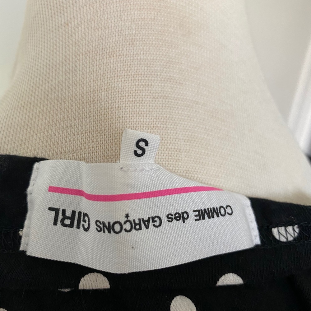 CDG GIRL polka dot shirt